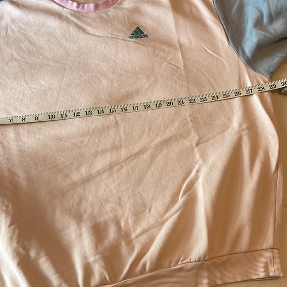 Women’s adidas essential 3stripes oversized fleece sweatshirt - Picture 8 of 8
